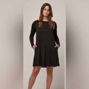 Wool& Rowena merino dress XS black New